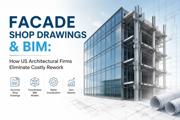 Facade Shop Drawings & BIM: How US Architectural Firms Eliminate Costly Rework